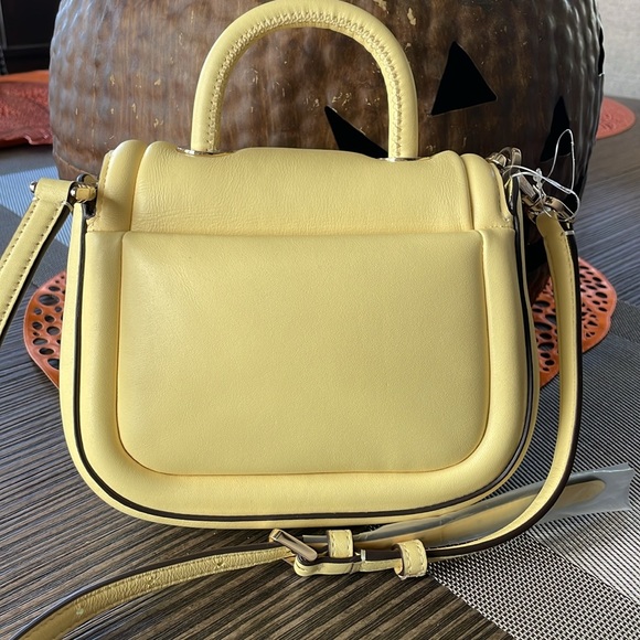 Kate Spade Butter Yellow Puffy Mini Top Handle Bag NWOT - Picture 3 of 6
